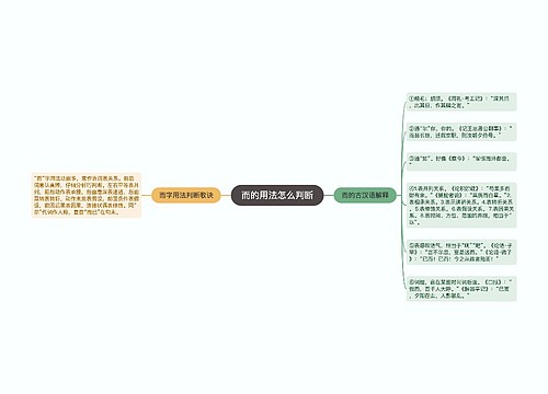 而的用法怎么判断