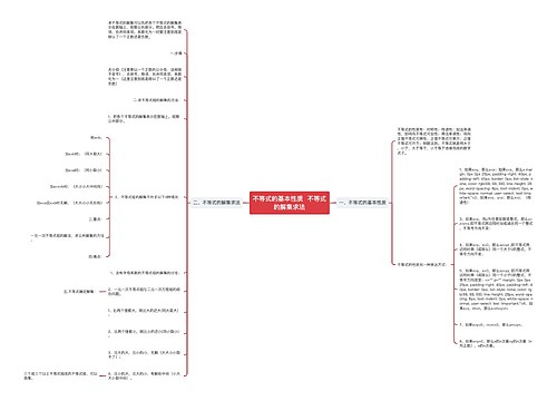 不等式的基本性质  不等式的解集求法