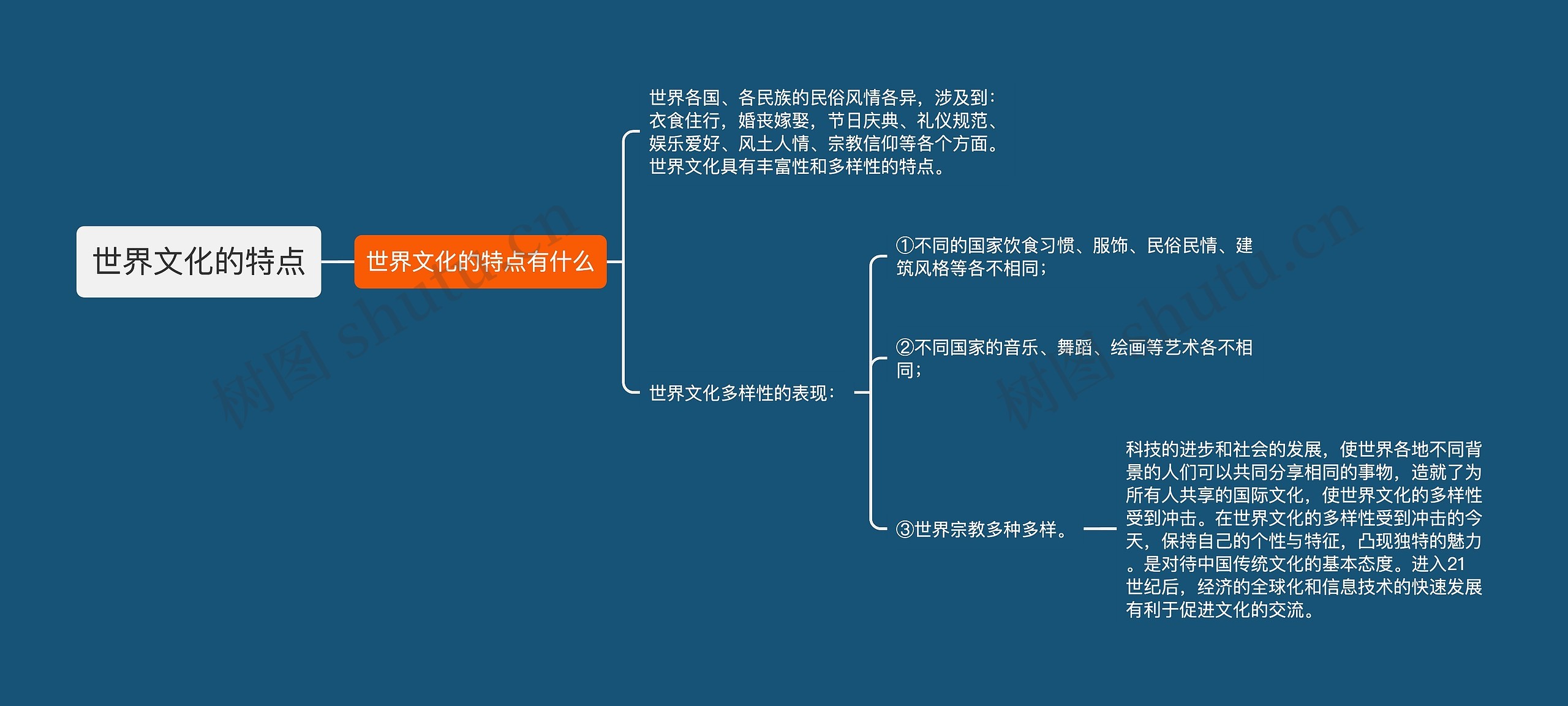 世界文化的特点