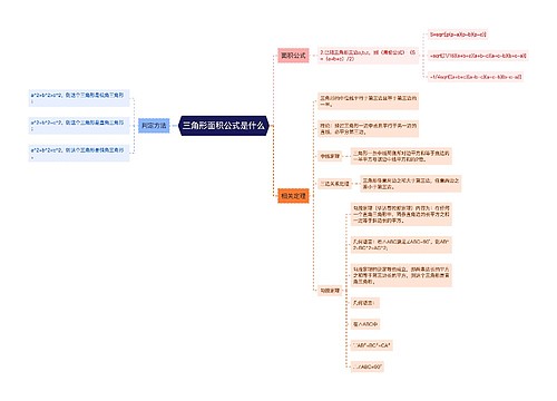 三角形面积公式是什么