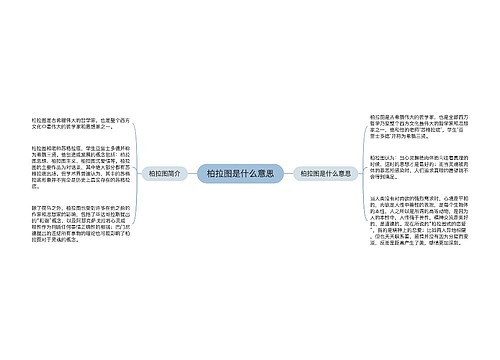 柏拉图是什么意思