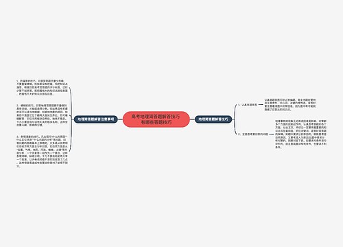 高考地理简答题解答技巧 有哪些答题技巧