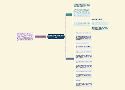 文言文兼词是什么意思 怎么用