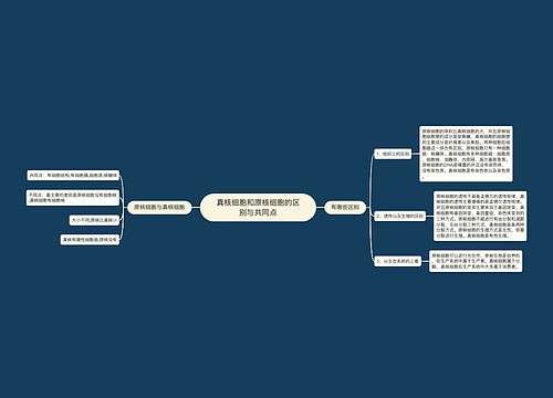 真核细胞和原核细胞的区别与共同点