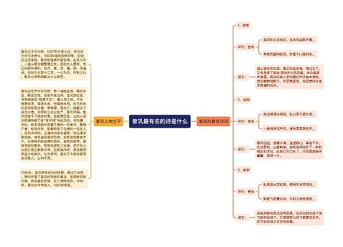 曾巩最有名的诗是什么