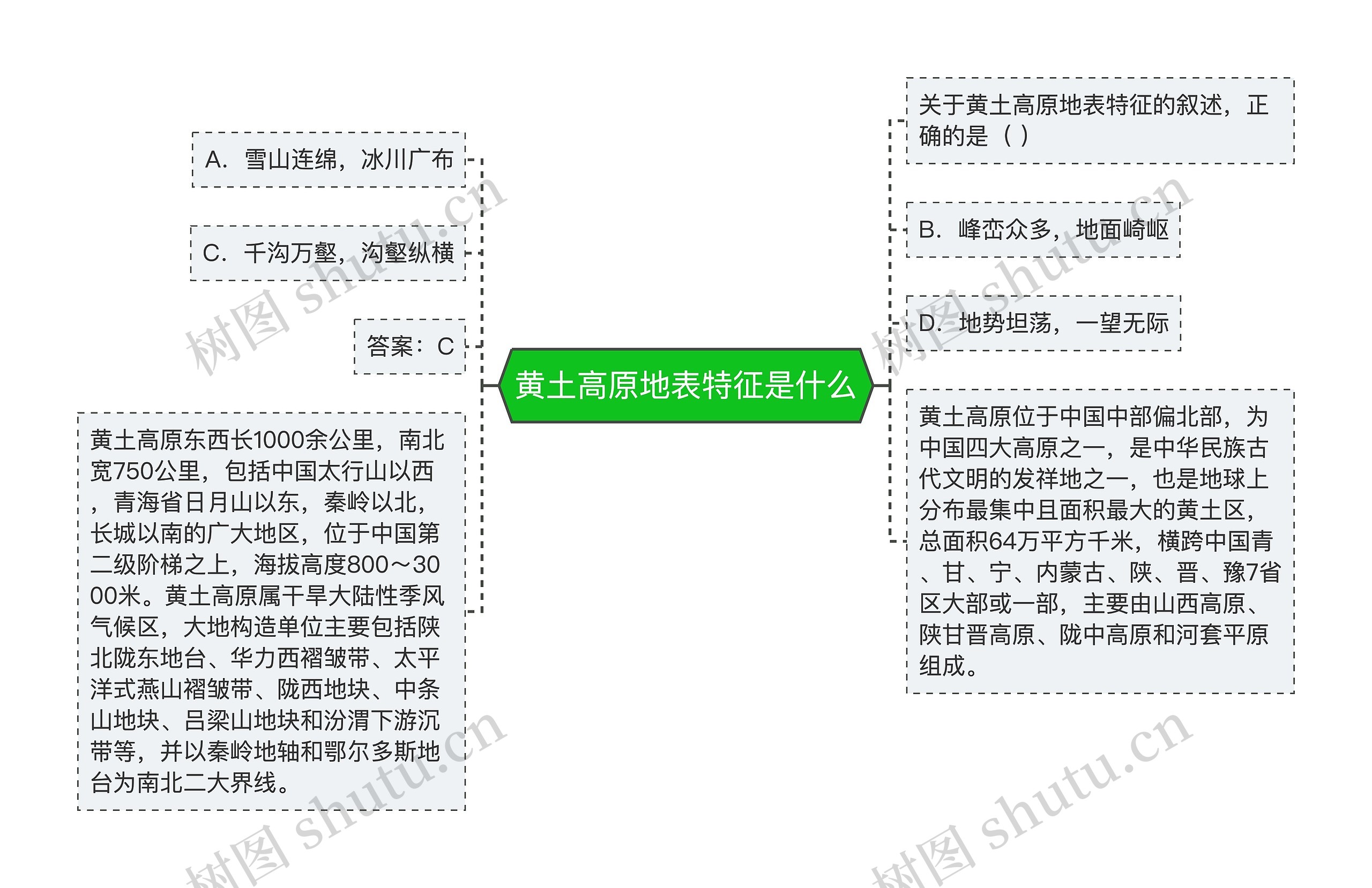 黄土高原地表特征是什么