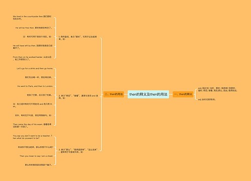 then的释义及then的用法