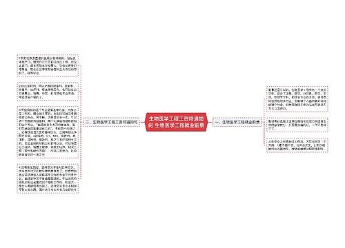 生物医学工程工资待遇如何 生物医学工程就业前景