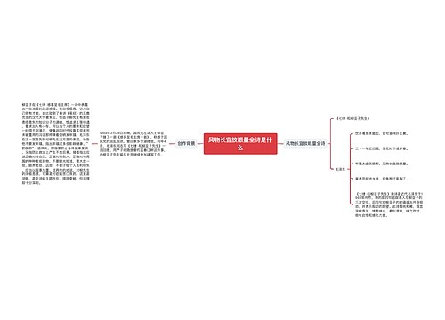 风物长宜放眼量全诗是什么