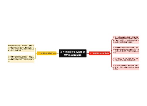 高考地理怎么提高成绩 提高地理成绩的方法