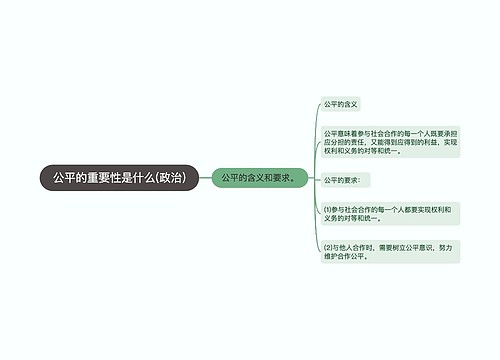 公平的重要性是什么(政治)