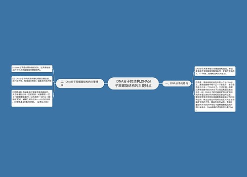  DNA分子的结构,DNA分子双螺旋结构的主要特点