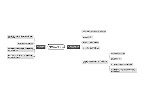 两点式方程公式