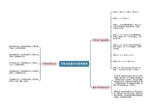 不等式的基本性质有哪些