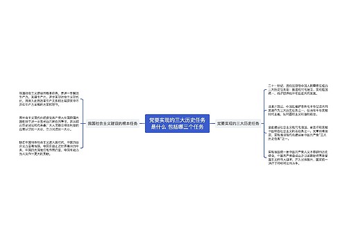 党要实现的三大历史任务是什么 包括哪三个任务