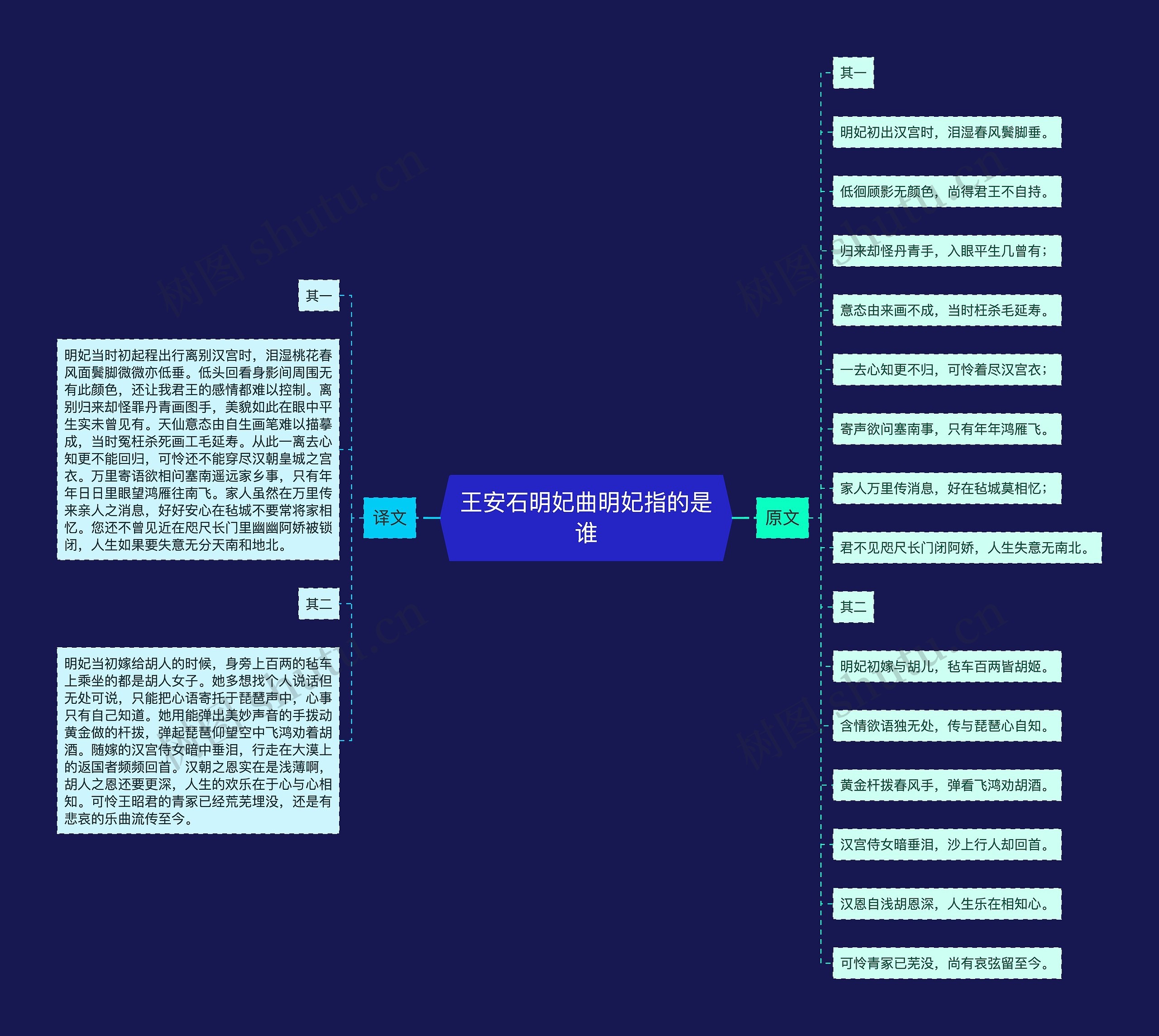 王安石明妃曲明妃指的是谁