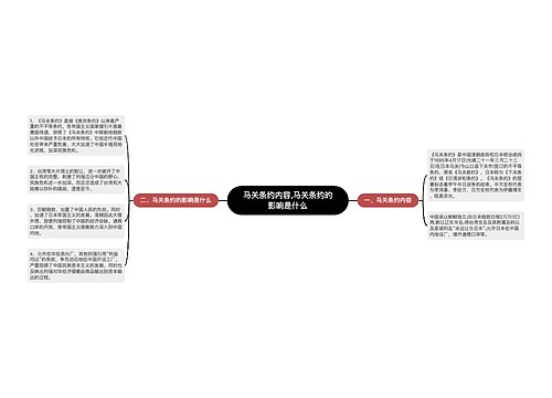 马关条约内容,马关条约的影响是什么