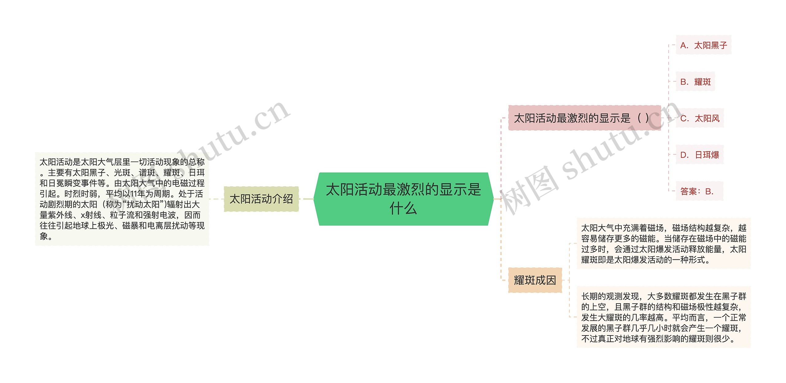 太阳活动最激烈的显示是什么