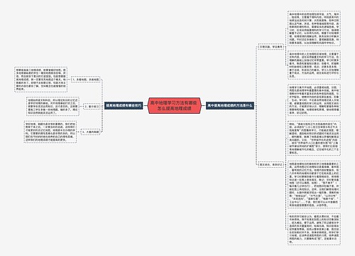 高中地理学习方法有哪些 怎么提高地理成绩