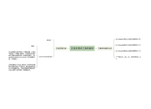 正弦定理求三角形面积