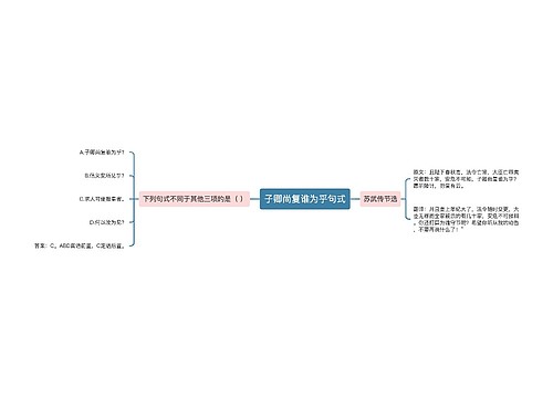 子卿尚复谁为乎句式