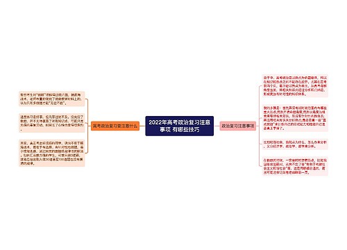 2022年高考政治复习注意事项 有哪些技巧