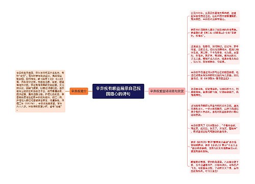 辛弃疾有哪些展示自己报国雄心的诗句