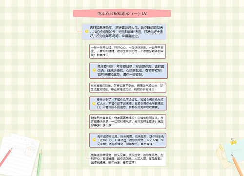 兔年春节祝福语录（一）LV