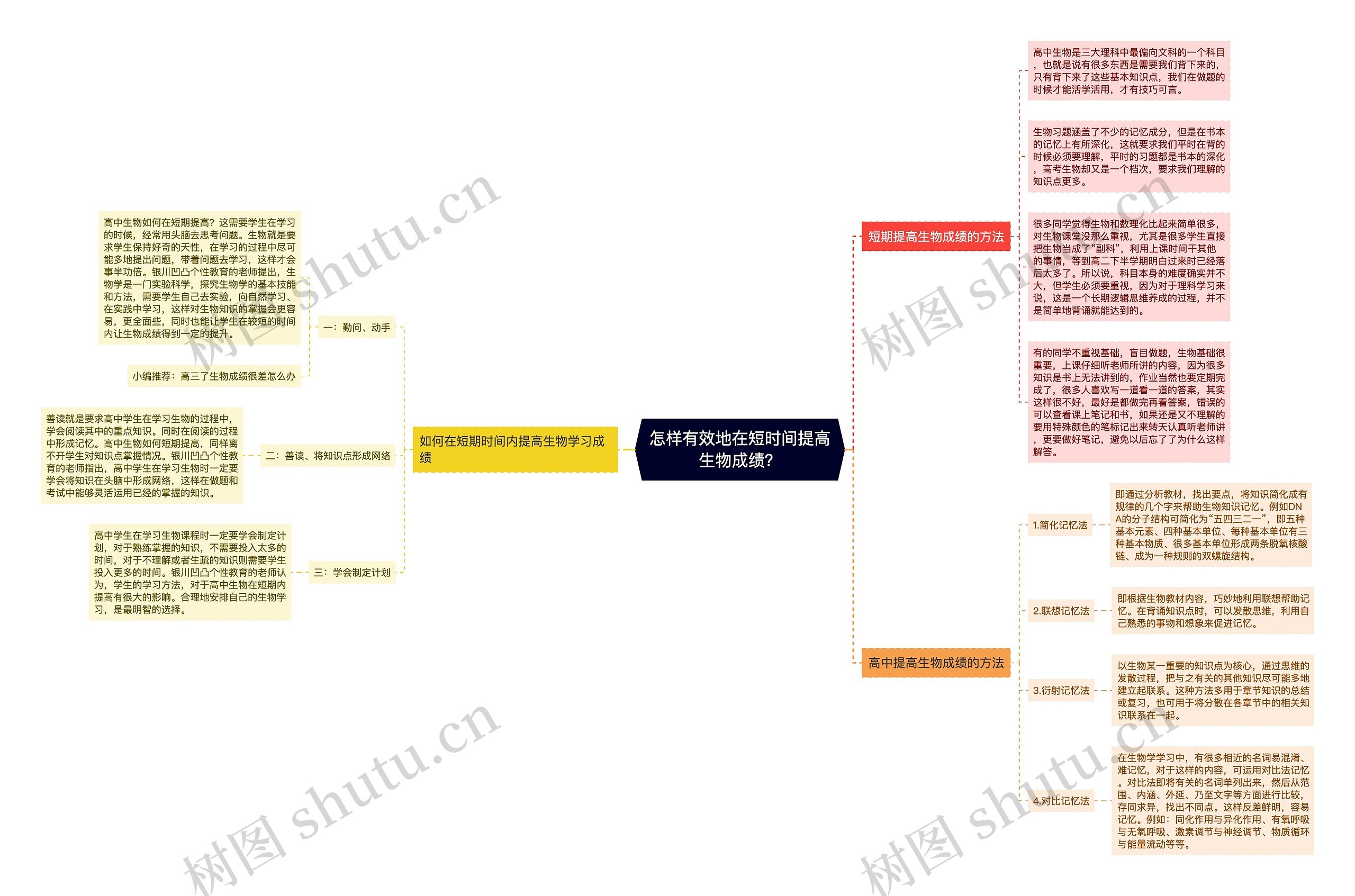 怎样有效地在短时间提高生物成绩？