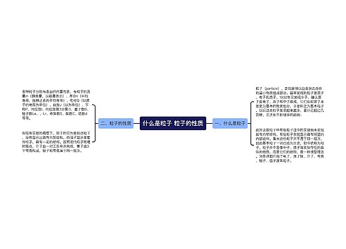 什么是粒子 粒子的性质