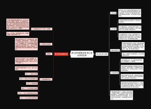 高三如何提高生物 高三怎么学好生物