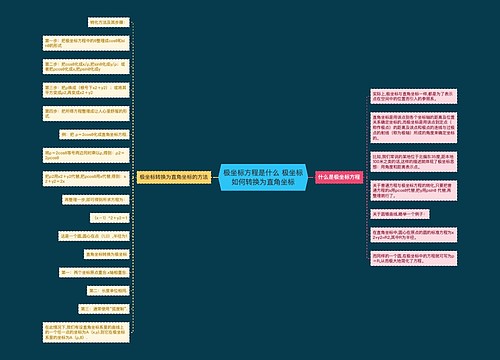 极坐标方程是什么 极坐标如何转换为直角坐标