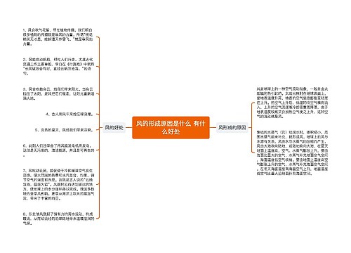 风的形成原因是什么 有什么好处