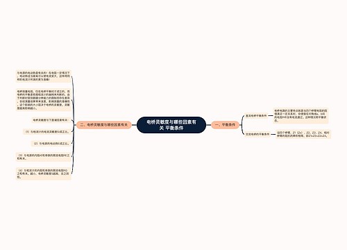 ​电桥灵敏度与哪些因素有关 ​平衡条件