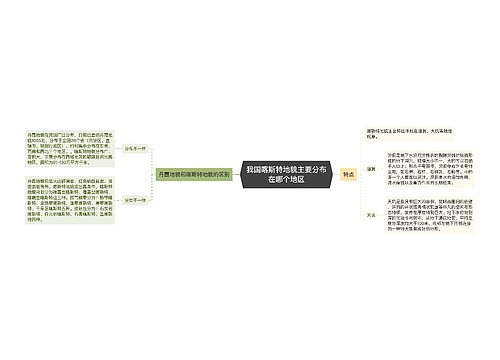 我国喀斯特地貌主要分布在哪个地区