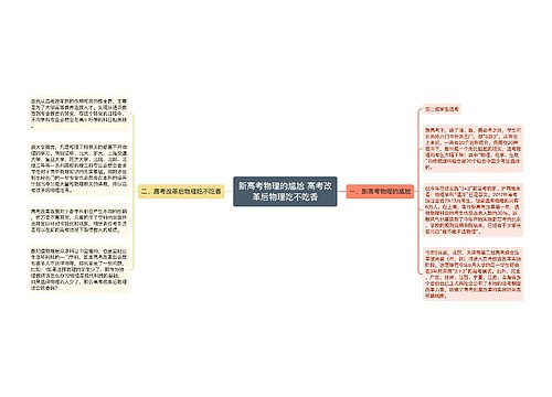 新高考物理的尴尬 高考改革后物理吃不吃香