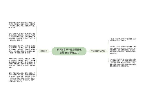 不以物喜不以己悲是什么意思 出自哪篇古文