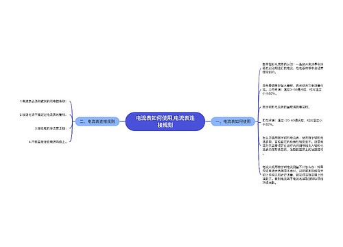 电流表如何使用,电流表连接规则