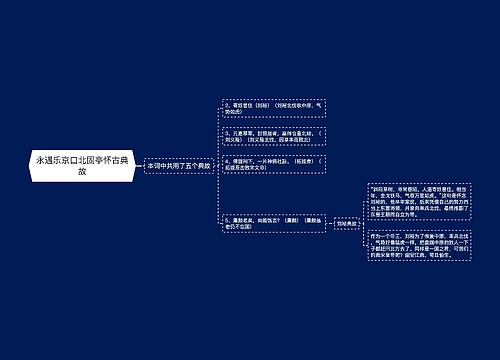 永遇乐京口北固亭怀古典故