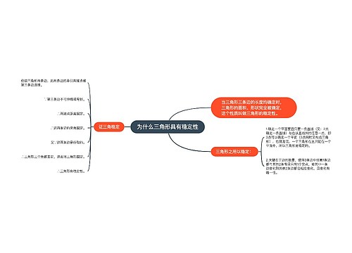 为什么三角形具有稳定性