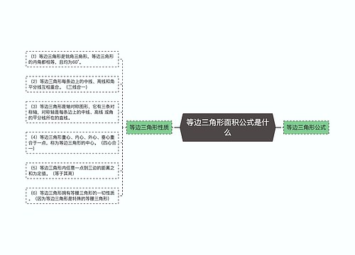 等边三角形面积公式是什么