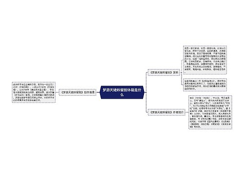 梦游天姥吟留别体裁是什么