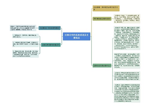 过秦论中的名言成语及主要观点