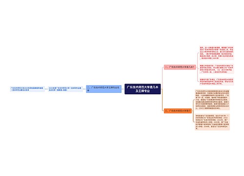 广东技术师范大学是几本及王牌专业