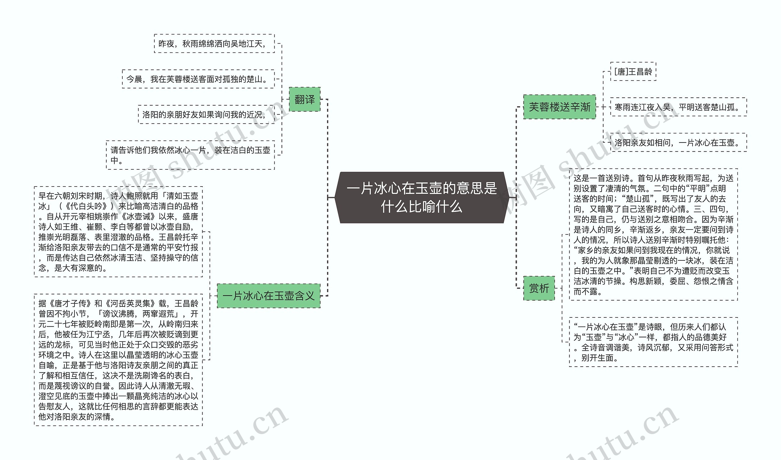 一片冰心在玉壶的意思是什么比喻什么