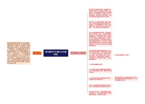 冥王星为什么被九大行星除名