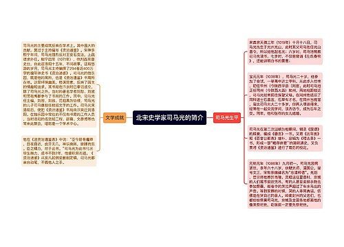 北宋史学家司马光的简介