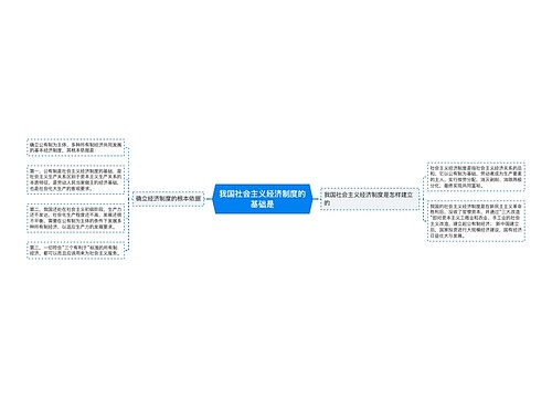 我国社会主义经济制度的基础是