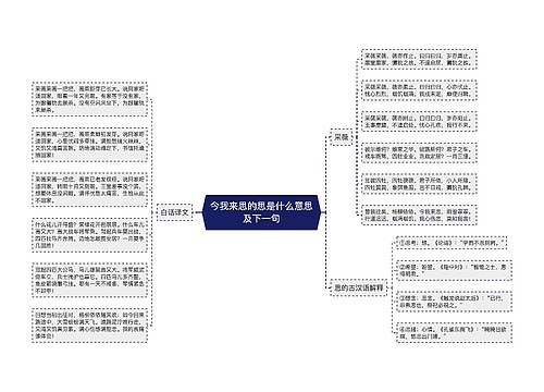 今我来思的思是什么意思及下一句