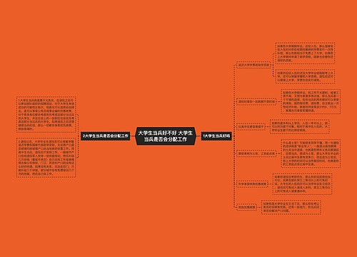 大学生当兵好不好 大学生当兵是否会分配工作